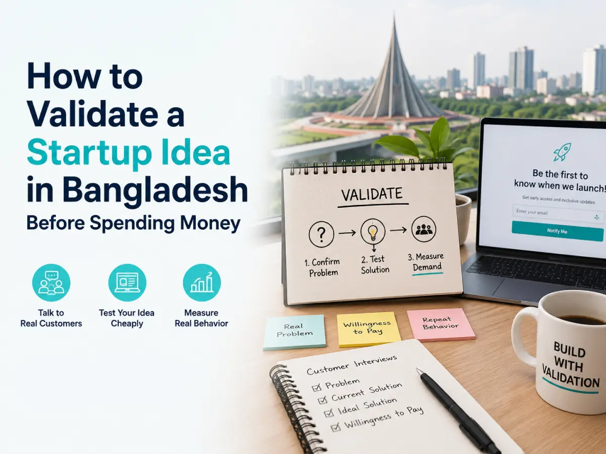 How to Validate a Startup Idea in Bangladesh Before Spending Money