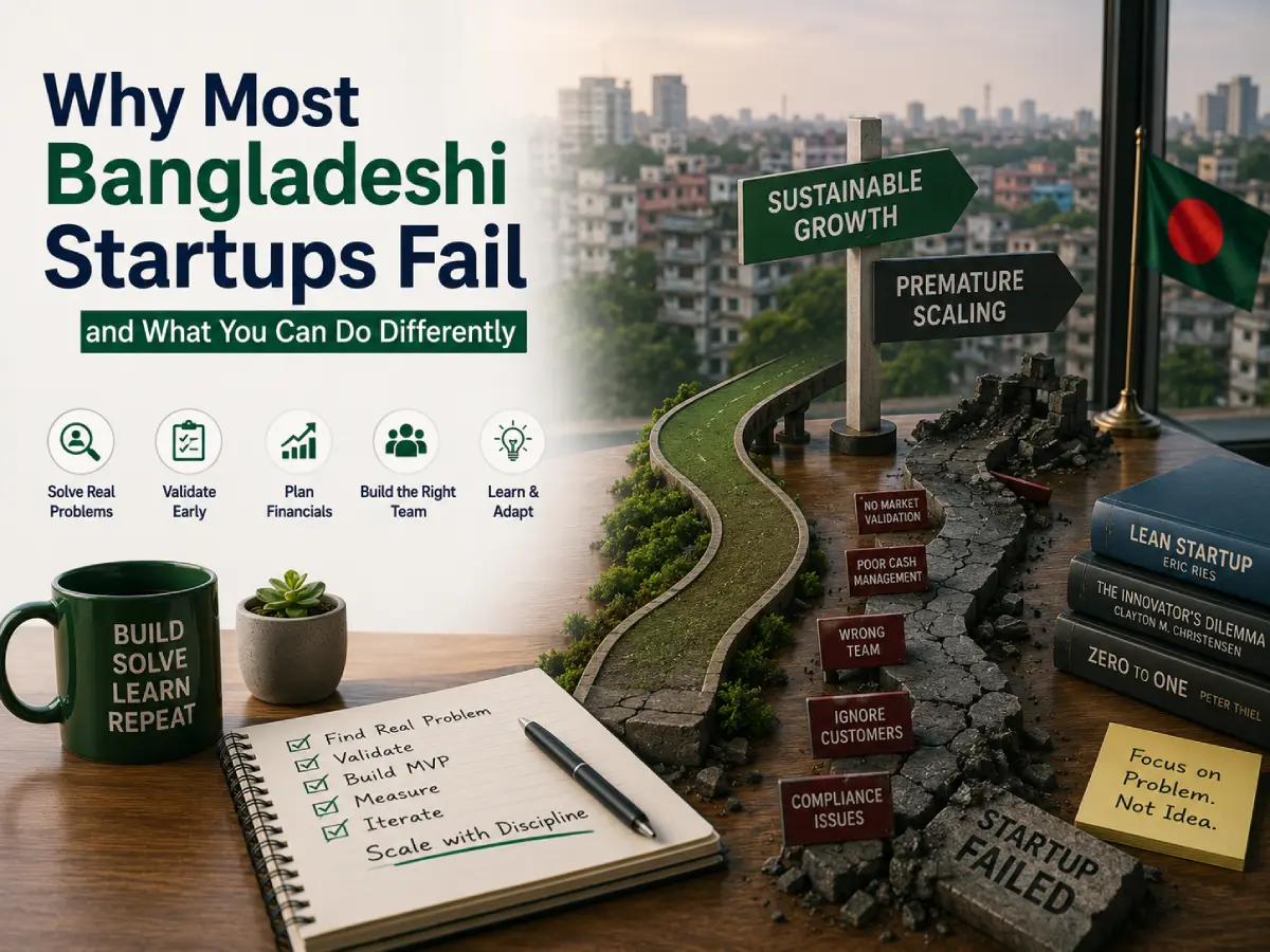 Why Most Bangladeshi Startups Fail — and What You Can Do Differently