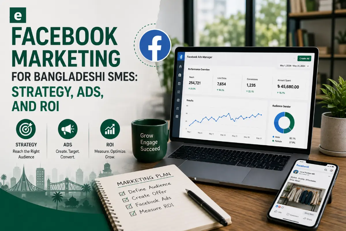 Facebook Marketing for Bangladeshi SMEs: Strategy, Ads, and ROI