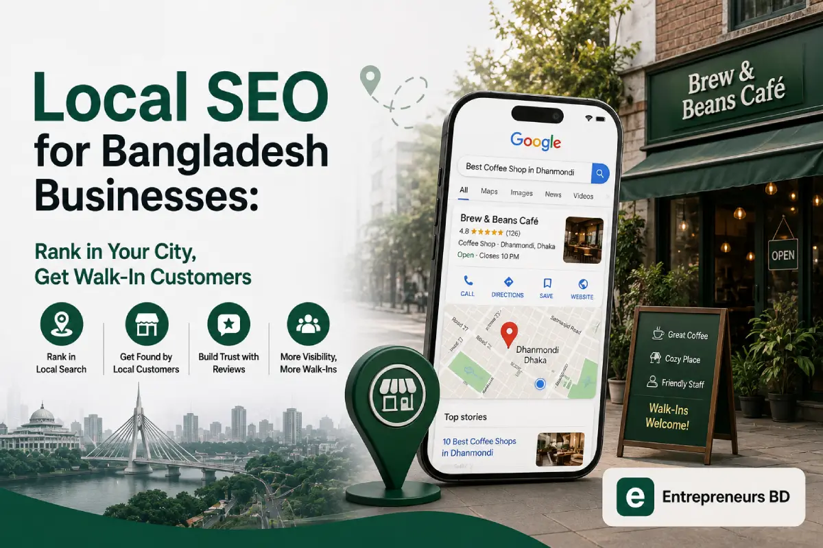 Local SEO for Bangladesh Businesses: Rank in Your City, Get Walk-In Customers