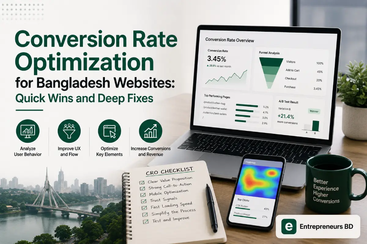 Conversion Rate Optimization for Bangladesh Websites: Quick Wins and Deep Fixes
