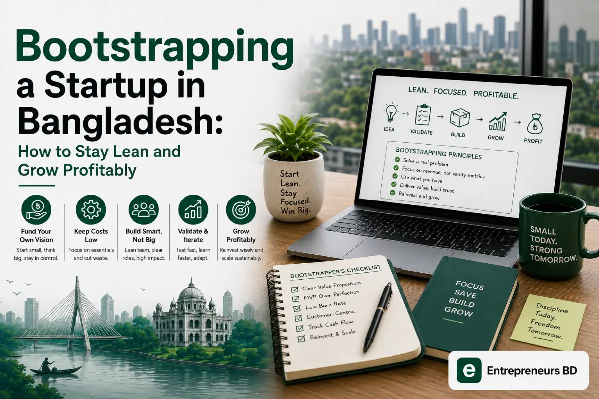 Bootstrapping a Startup in Bangladesh: How to Stay Lean and Grow Profitably