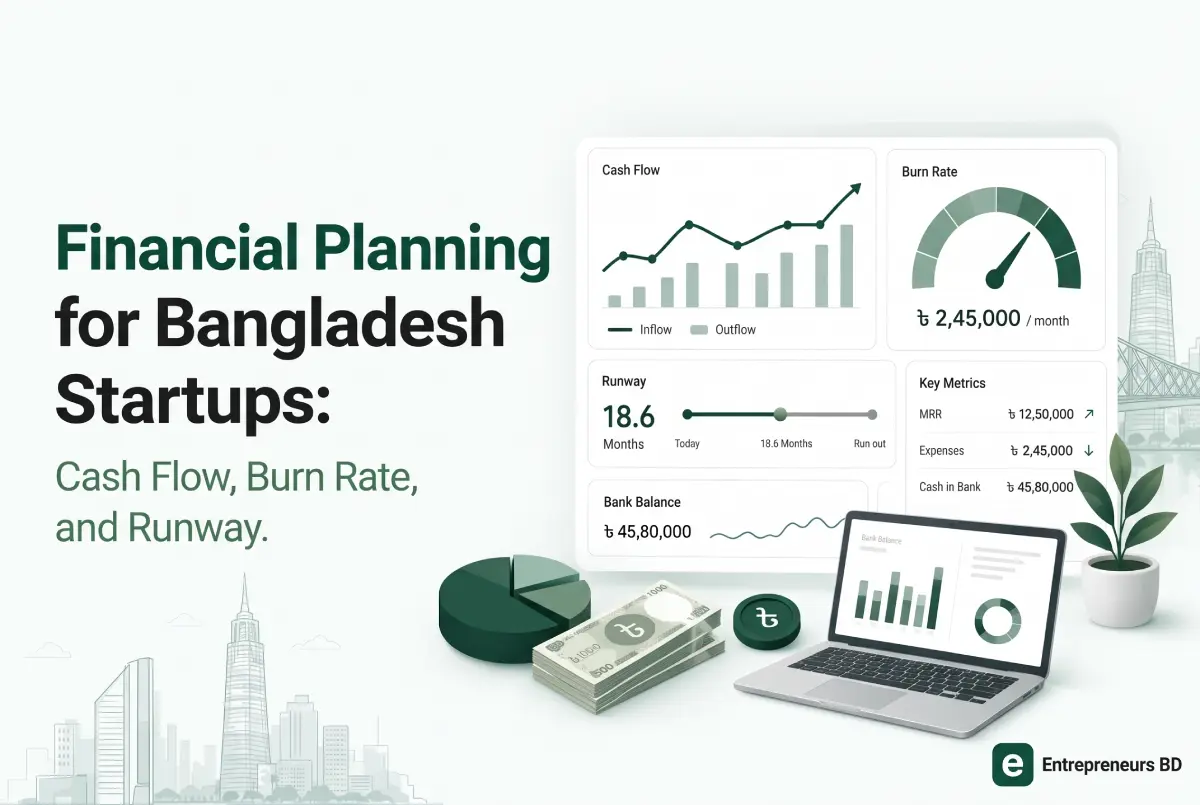Financial Planning for Bangladesh Startups: Cash Flow, Burn Rate, and Runway